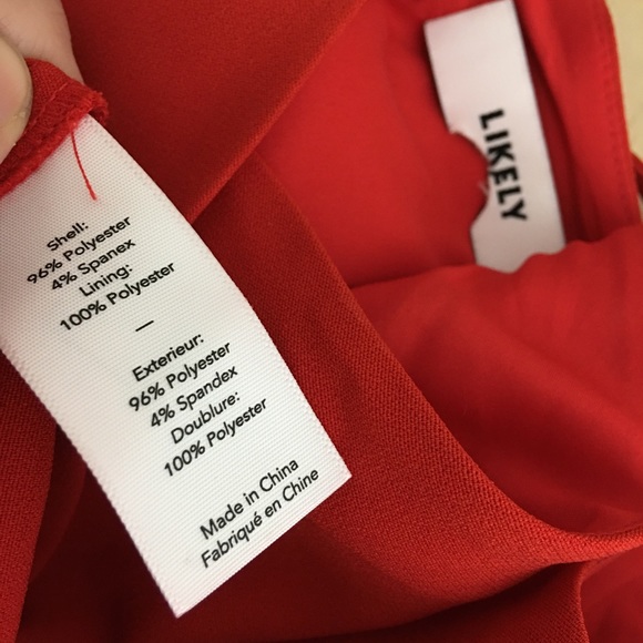 Likely Ruffled Red Mini Dress - Picture 9 of 9